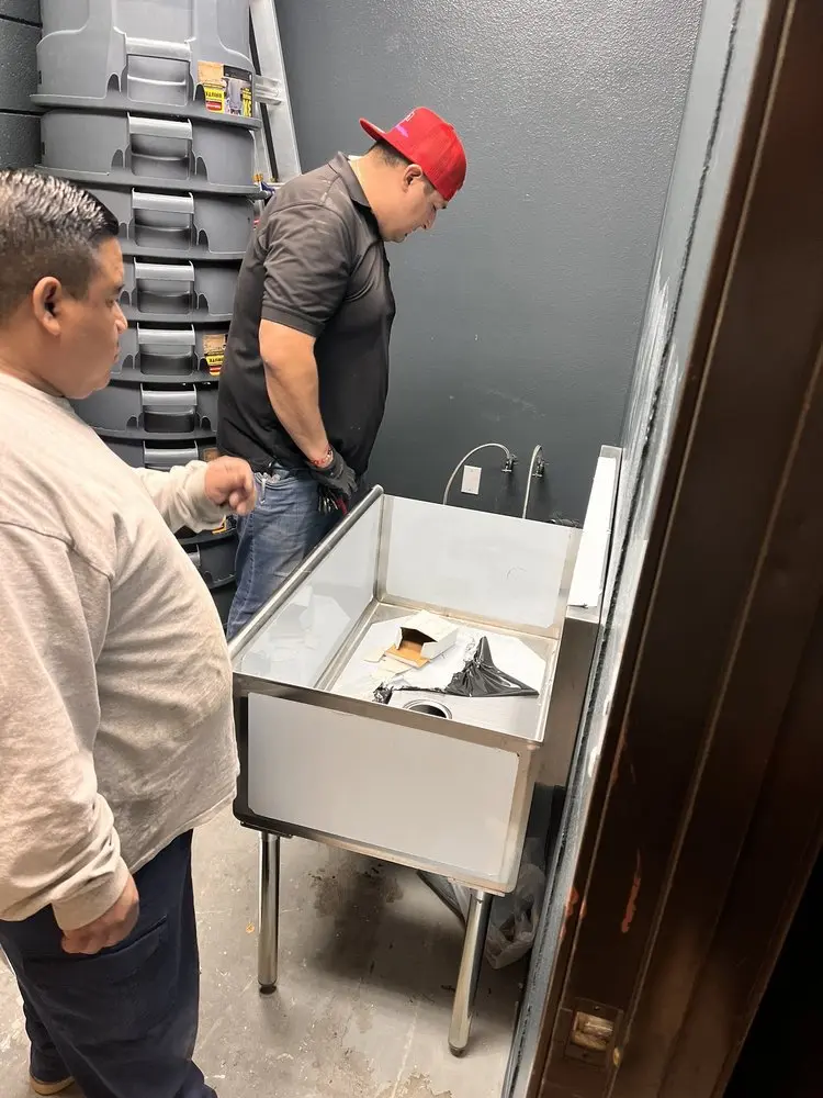 Commercial plumbing and sink installation in Buckeye